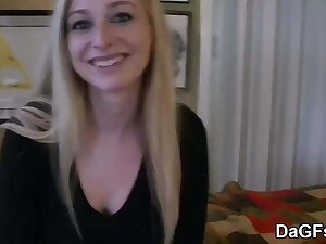 Innocent blonde schoolgirl gets fucked with an increment of facialized