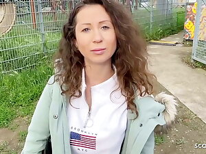 GERMAN SCOUT - TEEN JULIA HAS ANAL SEX AT Absolute STREET Doff expel