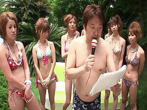 Summer fuck party, Japanese teens equal to it extremely dirty