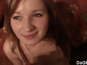 DAGFS - Slutty Teen Delighted At the end of one's tether Oustandingly Facial