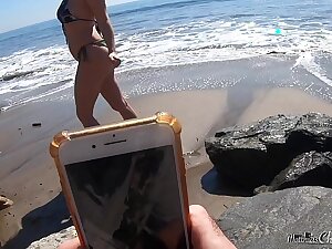 Fucking the festival beach babe I helped to take selfies - Matthias Christ