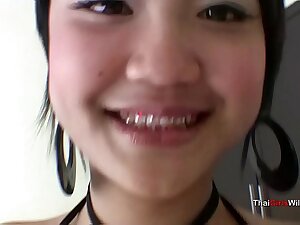 b. faced Thai teen is easy pussy for the experienced sex tourist