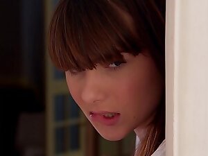 Horny Young Students Luna Rival & Rebecca Volpetti Fucked Wits Bastardize At Home