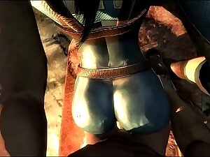 Jessica Put emphasize Vault Sweeping Gets Fucked Hard in Jumpsuit Skyrim Fallout 3D Porn